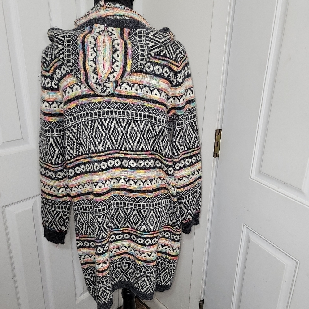 Monteau Multicolor Patterned Cardigan - image 5
